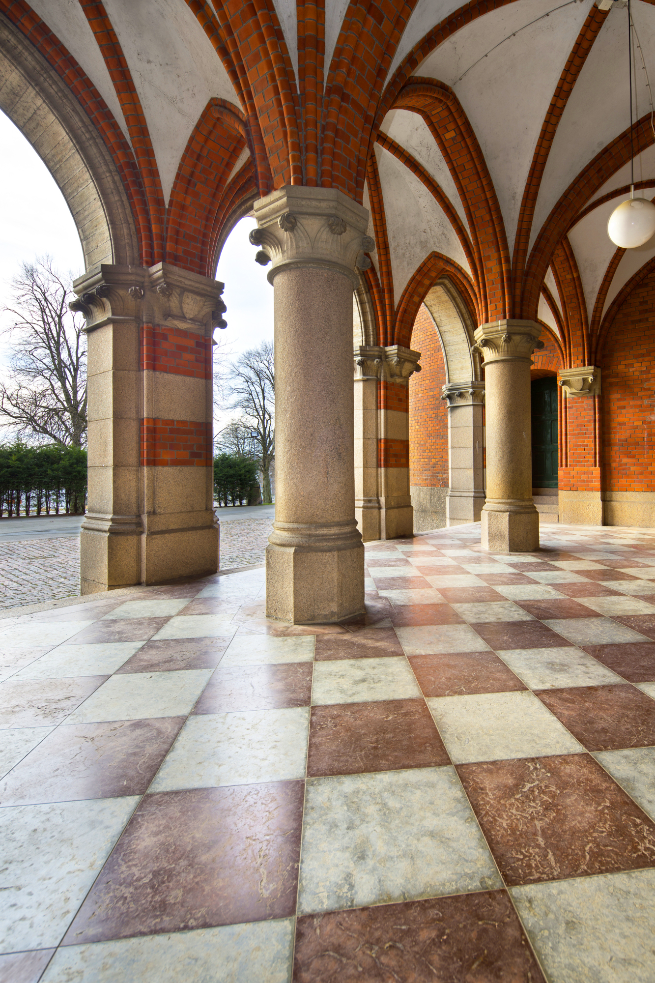 Tegelvalv på Kvibergs Kaserner.